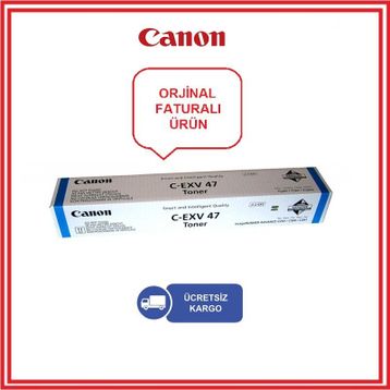 Canon C-EXV-47 Mavi Fotokopi Toneri