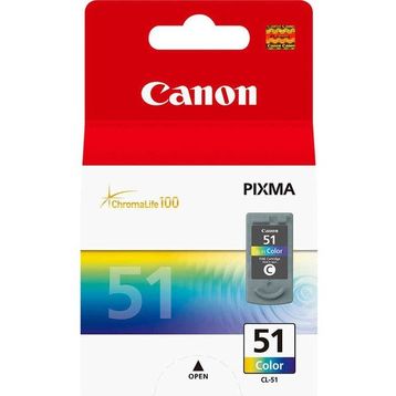 Canon CL-51 0618B001 Renkli Orijinal Kartuş