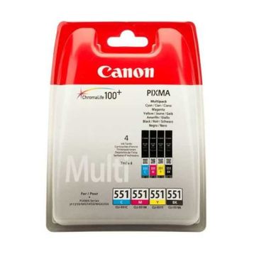 Canon CLI-551CMYBK Multipack Mürekkep Kartuşu