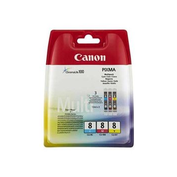 Canon CLI-8C-CLI-8M-CLI-8Y Kartuş Avantaj Paketi