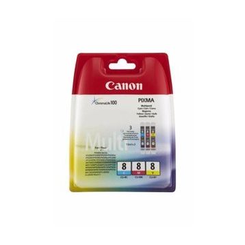 Canon CLI-8C-CLI-8M-CLI-8Y Kartuş Avantaj Paketi