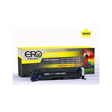 Canon CRG-069 i-Sensys MF754CDW Sarı Chipsiz 2100 Sayfa Muadil Toneri