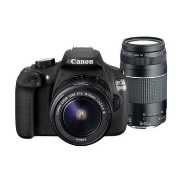 Canon EOS 1200D 18-55mm + 75-300mm Lens DSLR Fotoğraf Makinesi