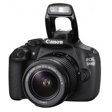 Canon EOS 1200D 18-55mm + 75-300mm Lens DSLR Fotoğraf Makinesi