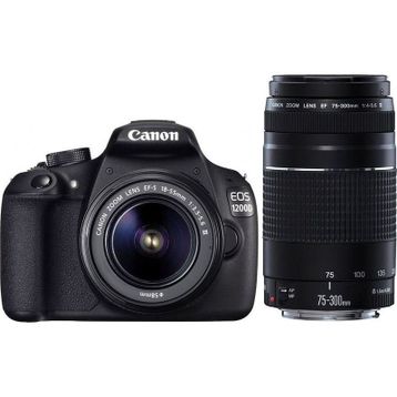 Canon EOS 1200D 18-55mm + 75-300mm Lens DSLR Fotoğraf Makinesi
