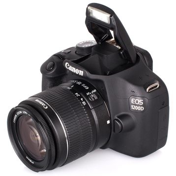 Canon EOS 1200D 18-55mm IS + 55-250mm IS Lens DSLR Fotoğraf Makinesi