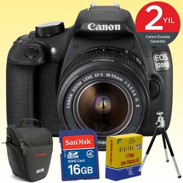 Canon EOS 1200D 18-55mm IS II Lens DSLR Fotoğraf Makinesi