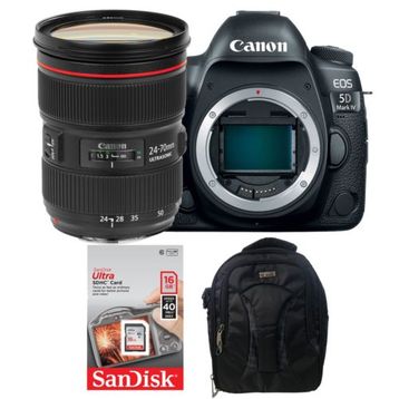 Canon EOS 5D Mark IV 24-70mm Lens DSLR Fotoğraf Makinesi