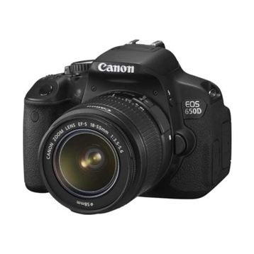 Canon EOS 650D 18-135mm IS Lens Siyah DSLR Fotoğraf Makinesi