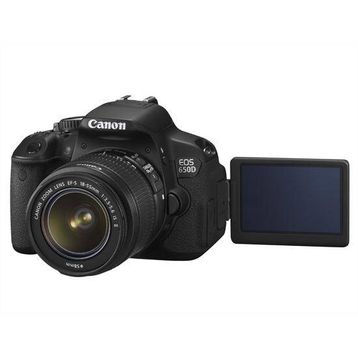 Canon EOS 650D 18-55mm + 75-300mm Lens DSLR Fotoğraf Makinesi