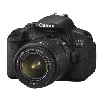 Canon EOS 650D 18-55mm IS II + 55-250mm Lens DSLR Fotoğraf Makinesi