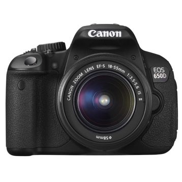 Canon EOS 650D 18-55mm IS II + 55-250mm Lens DSLR Fotoğraf Makinesi