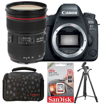 Canon EOS 6D Mark II 24-70mm Lens DSLR Fotoğraf Makinesi
