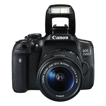 Canon EOS 750D 18-55mm + 75-300mm Lens DSLR Fotoğraf Makinesi