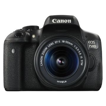 Canon EOS 750D + 18-55mm Lens DSLR Fotoğraf Makinesi