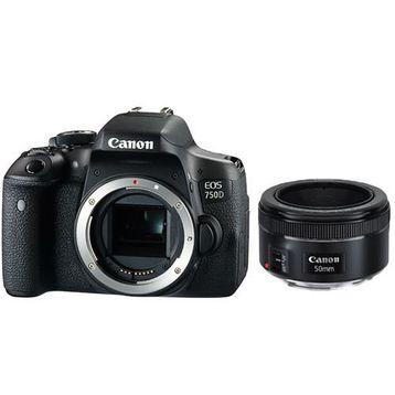 Canon EOS 750D 50mm STM Portre Lens DSLR Fotoğraf Makinesi