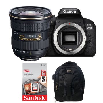 Canon EOS 800D Tokina 11-16mm Lens DSLR Fotoğraf Makinesi