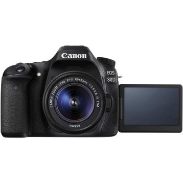Canon EOS 80D + 18-55mm Lens DSLR Fotoğraf Makinesi