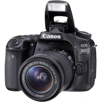 Canon EOS 80D + 18-55mm Lens DSLR Fotoğraf Makinesi