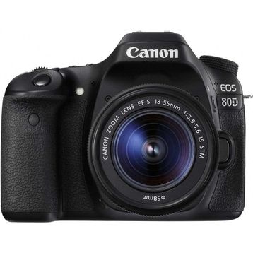 Canon EOS 80D + 18-55mm Lens DSLR Fotoğraf Makinesi