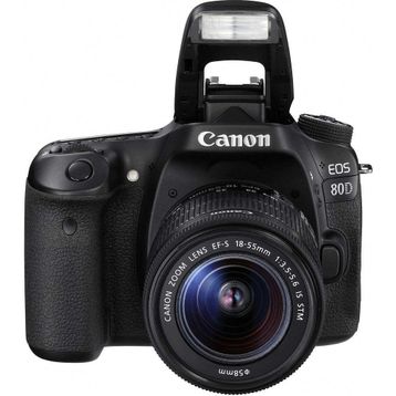 Canon EOS 80D + 18-55mm Lens DSLR Fotoğraf Makinesi