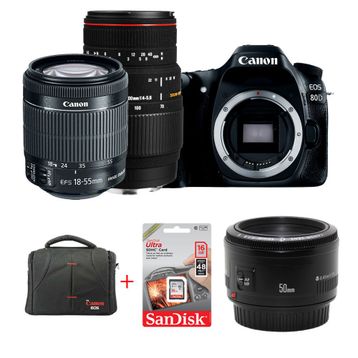 Canon EOS 80D DSLR Fotoğraf Makinesi