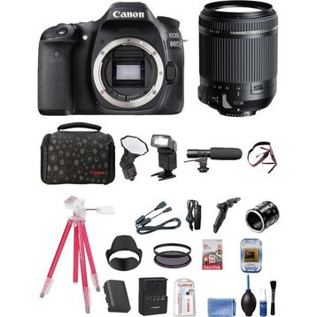 Canon EOS 80D + Tamron 70-300mm Lens DSLR Fotoğraf Makinesi