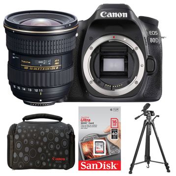 Canon EOS 80D + Tokina 11-16mm Lens DSLR Fotoğraf Makinesi