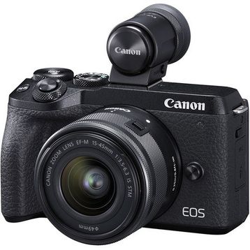 Canon EOS M6 Mark II 15-45mm Lens + EVF DC2 Vizör