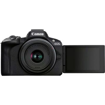 Canon EOS R50 + 18-45mm + 55-210mm Lens Aynasız Fotoğraf Makinesi