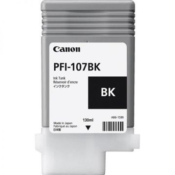 Canon PFI-107BK Siyah 130 ml Mürekkep Kartuşu