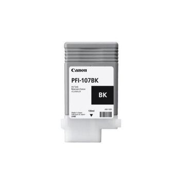 Canon PFI-107BK Siyah 130 ml Mürekkep Kartuşu