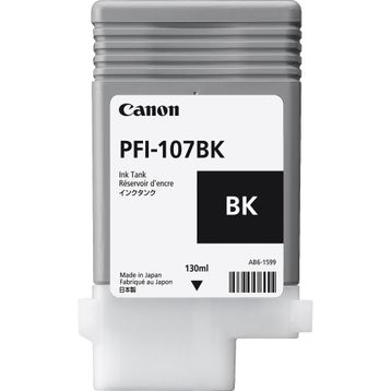 Canon PFI-107BK Siyah 130 ml Mürekkep Kartuşu