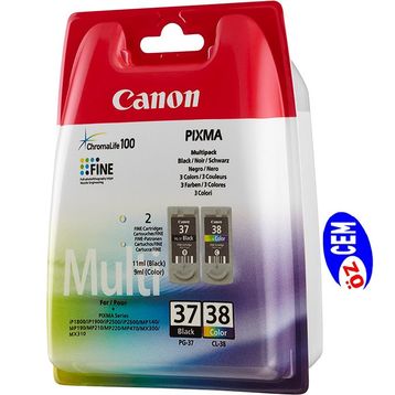 Canon PG 37 CL 38 500 ml Siyah + 3x100 ml Kartuş Dolum Seti