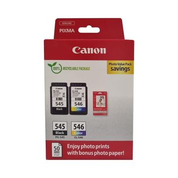 Canon PG-545 CL-546 Photo Value 2'li Mürekkep Kartuş