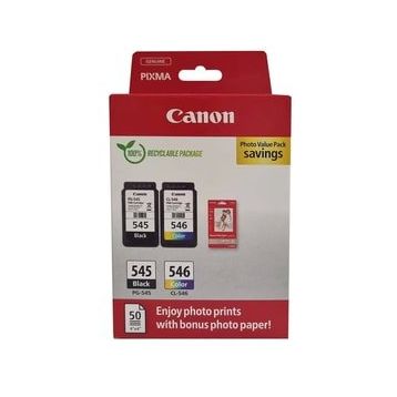 Canon PG-545 CL-546 Photo Value 2'li Mürekkep Kartuş