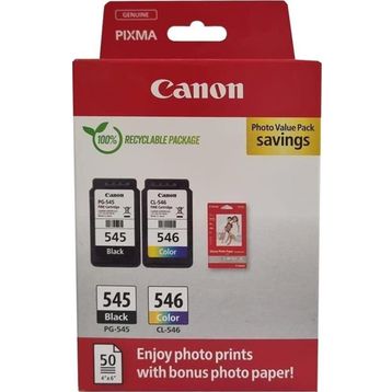 Canon PG-545 CL-546 Photo Value 2'li Mürekkep Kartuş