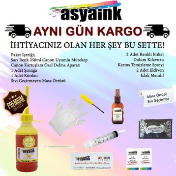 Canon PG46-CL56 Siyah ve Renkli Kartuşlu Avantajlı Fotoğraf Paketi
