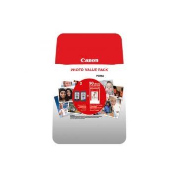 Canon PG46-CL56 Siyah ve Renkli Kartuşlu Avantajlı Fotoğraf Paketi