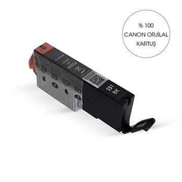 Canon PGI 551 Orijinal Bitmeyen Kartuş Sistemine Uyumlu Delinmiş Şekilde Siyah Kartuş