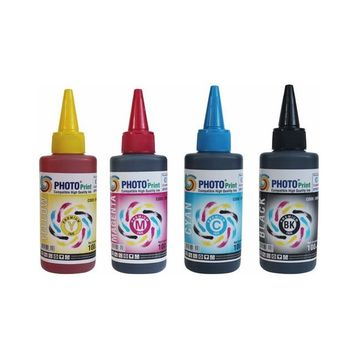 Canon Photo Print Yazıcılar İçin Bitmeyen 4 Renk 100 ml Japon Mürekkep Seti Kurtuş
