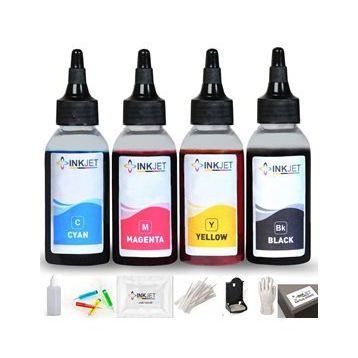 Canon Photo Print Yazıcılar İçin Bitmeyen 4 Renk 100 ml Japon Mürekkep Seti Kurtuş