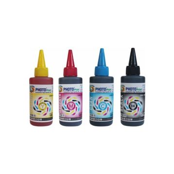 Canon Photo Print Yazıcılar İçin Bitmeyen 4 Renk 100 ml Japon Mürekkep Seti Kurtuş