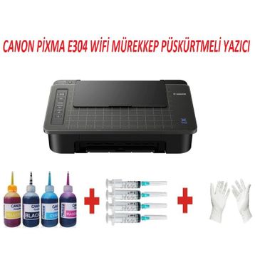 Canon Pixma E304 4x500 ml Mürekkep Seti