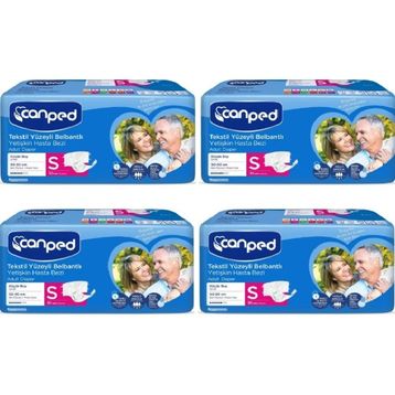 Canped 120 Adet 4 Paket Belbantlı Small Hasta Bezi