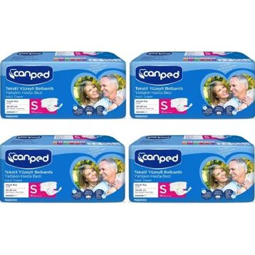 Canped 120 Adet 4 Paket Belbantlı Small Hasta Bezi