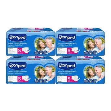 Canped 120 Adet 4 Paket Belbantlı Small Hasta Bezi