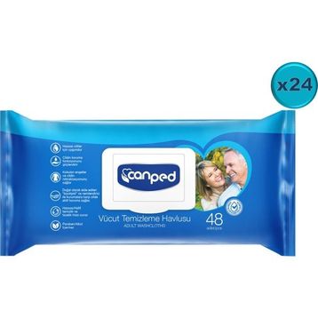 Canped 24x48'li XL Vücut Temizleme Havlusu