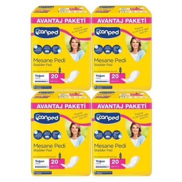 Canped 4x20 80 Adet Large Yoğun Mesane Pedi