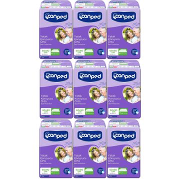 Canped 60x90 cm 9x10 90 Adet Yatak Koruyucu Örtü